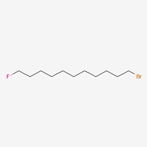 molecular formula C11H22BrF B1616869 1-Bromo-11-fluoroundecane CAS No. 463-33-2
