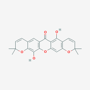 molecular formula C23H20O6 B161687 吡喃嘉卡鲁宾 CAS No. 78343-62-1