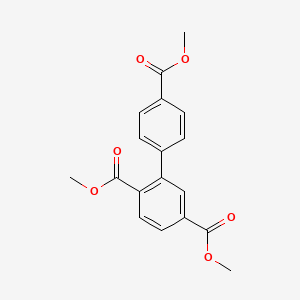 molecular formula C18H16O6 B1616873 Trimethyl [1,1'-biphenyl]-2,4',5-tricarboxylate CAS No. 32741-92-7
