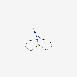 molecular formula C9H17N B1616877 9-Methyl-9-azabicyclo[3.3.1]nonane CAS No. 491-25-8