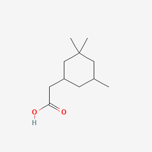 molecular formula C11H20O2 B1616893 3,3,5-Trimethylcyclohexaneacetic acid CAS No. 3213-73-8