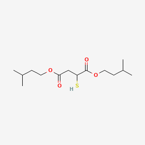molecular formula C14H26O4S B1616905 二异戊基硫代苹果酸酯 CAS No. 68084-03-7