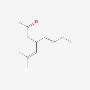 molecular formula C13H22O B1616910 5-Octen-2-one, 6-methyl-4-(2-methyl-1-propenyl)- CAS No. 67801-40-5