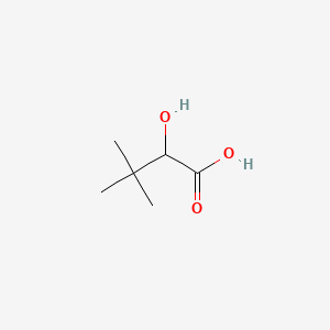 molecular formula C6H12O3 B1616916 Butanoic acid, 2-hydroxy-3,3-dimethyl- CAS No. 4026-20-4