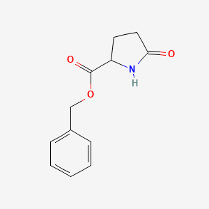 molecular formula C12H13NO3 B1616922 Benzyl 5-oxopyrrolidine-2-carboxylate CAS No. 60555-57-9