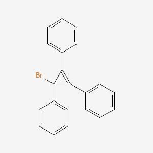 molecular formula C21H15B B1616929 Cyclopropenylium, triphenyl-, bromide CAS No. 4919-51-1