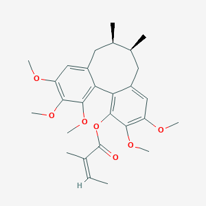 molecular formula C28H36O7 B161695 Negsehisandrin G CAS No. 1023744-69-5