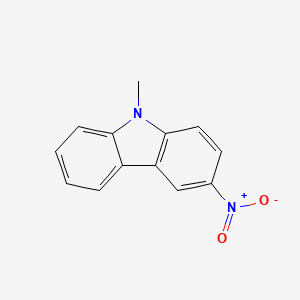 molecular formula C13H10N2O2 B1616950 9-Methyl-3-nitro-9H-carbazole CAS No. 61166-05-0