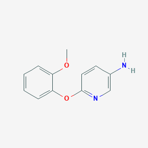 molecular formula C12H12N2O2 B1616952 6-(2-Methoxyphenoxy)pyridin-3-amine CAS No. 305801-17-6