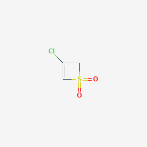 molecular formula C3H3ClO2S B1616958 3-chloro-2H-thiete 1,1-dioxide CAS No. 90344-86-8
