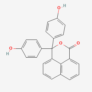 molecular formula C24H16O4 B1616962 3,3-Bis-(4-hydroxy-phenyl)-3h-benzo{de}isochromen-1-one CAS No. 5627-39-4