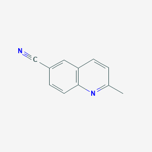 molecular formula C11H8N2 B1616964 2-Methylquinoline-6-carbonitrile CAS No. 73013-69-1