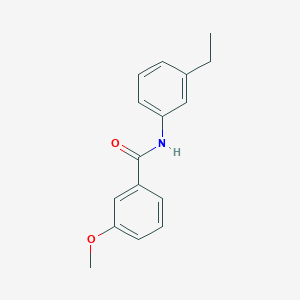 molecular formula C16H17NO2 B1616970 N-(3-ethylphenyl)-3-methoxybenzamide CAS No. 544457-47-8