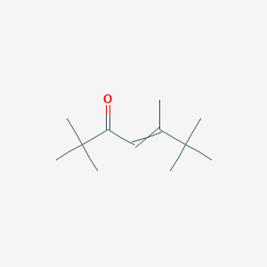 molecular formula C12H22O B1616973 2,2,5,6,6-Pentamethylhept-4-en-3-one CAS No. 3205-31-0