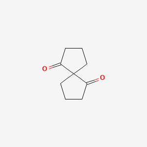 molecular formula C9H12O2 B1616983 Spiro[4.4]nonane-1,6-dione CAS No. 27723-43-9