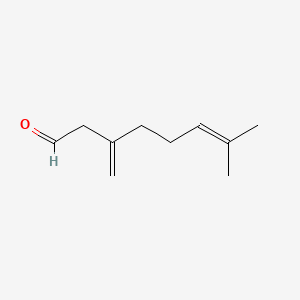 molecular formula C10H16O B1616984 6-Octenal, 7-methyl-3-methylene- CAS No. 55050-40-3