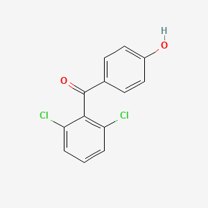 (2,6-Dichlorophenyl) (4-hydroxyphenyl) ketone