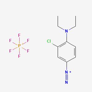 3-Chloro-4-(diethylamino)benzenediazonium hexafluorophosphate