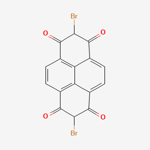 1,3,6,8(2H,7H)-Pyrenetetrone, 2,7-dibromo-