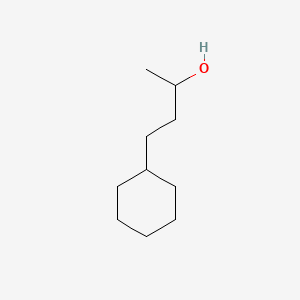 molecular formula C10H20O B1617007 Cyclohexanepropanol, alpha-methyl- CAS No. 10528-67-3