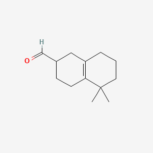 molecular formula C13H20O B1617009 2-Naphthalenecarboxaldehyde, 1,2,3,4,5,6,7,8-octahydro-5,5-dimethyl- CAS No. 68991-96-8