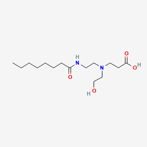 N-(2-hydroxyethyl)-N-[2-[(1-oxooctyl)amino]ethyl]-beta-alanine