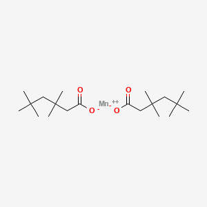molecular formula C20H38MnO4 B1617025 Neodecanoic acid, manganese salt CAS No. 27253-32-3