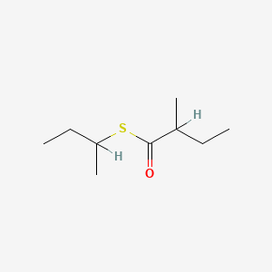 B1617027 Butanethioic acid, 2-methyl-, S-(1-methylpropyl) ester CAS No. 34322-08-2
