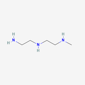 molecular formula C5H15N3 B1617029 1,2-Ethanediamine, N-(2-aminoethyl)-N'-methyl- CAS No. 34066-95-0