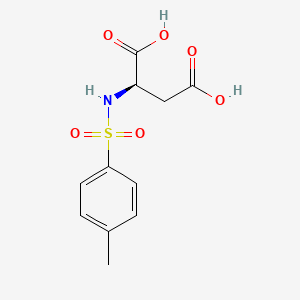 molecular formula C11H13NO6S B1617035 N-Tosyl-D-aspartic acid CAS No. 48176-62-1