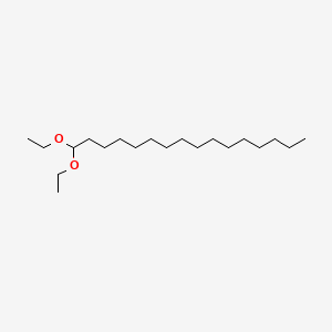 molecular formula C20H42O2 B1617074 Hexadecane, 1,1-diethoxy- CAS No. 761-60-4