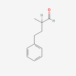 molecular formula C11H14O B1617076 2-Methyl-4-phenylbutyraldehyde CAS No. 40654-82-8