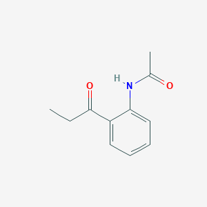 molecular formula C11H13NO2 B1617081 N-(2-propanoylphenyl)acetamide CAS No. 52457-99-5