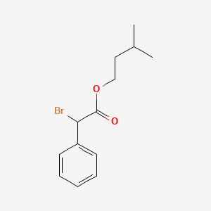molecular formula C13H17BrO2 B1617082 3-Methylbutyl bromo(phenyl)acetate CAS No. 92018-48-9