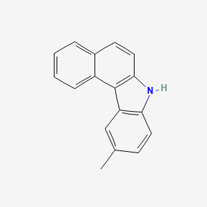 molecular formula C17H13N B1617092 10-methyl-7H-benzo[c]carbazole CAS No. 21064-50-6