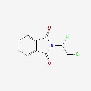 molecular formula C10H7Cl2NO2 B1617103 1H-Isoindole-1,3(2H)-dione, 2-(1,2-dichloroethyl)- CAS No. 22156-34-9