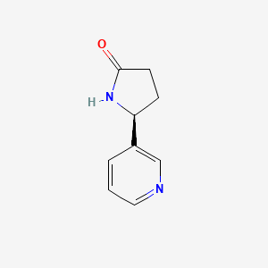 molecular formula C9H10N2O B1617110 Demethylcotinine CAS No. 5980-06-3