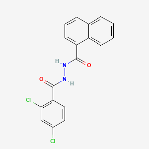 molecular formula C18H12Cl2N2O2 B1617120 2'-(2,4-Dichlorobenzoyl)-1-naphthohydrazide CAS No. 84282-10-0