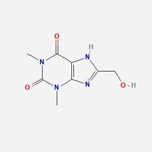 molecular formula C8H10N4O3 B1617129 Theophylline, 8-(hydroxymethyl)- CAS No. 2879-16-5
