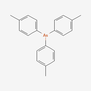 molecular formula C21H21As B1617131 Tri-p-tolylarsine CAS No. 2896-10-8