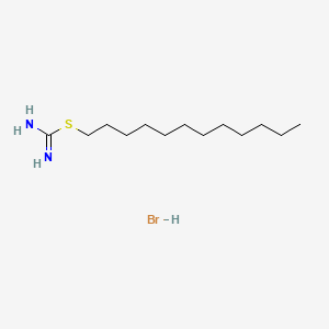 molecular formula C13H29BrN2S B1617133 Laurylisothiuronium bromide CAS No. 3545-42-4