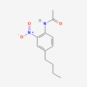 molecular formula C12H16N2O3 B1617134 N-(4-Butyl-2-nitrophenyl)acetamide CAS No. 3663-21-6