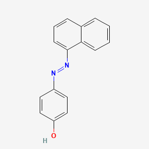 B1617150 p-(1-Naphthylazo)phenol CAS No. 6370-47-4
