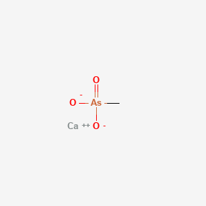 molecular formula CH3AsCaO3 B1617152 Arsonic acid, methyl-, calcium salt (1:1) CAS No. 6423-72-9