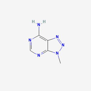 molecular formula C5H6N6 B1617163 3-甲基-3h-[1,2,3]三唑并[4,5-d]嘧啶-7-胺 CAS No. 6312-55-6
