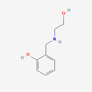 molecular formula C9H13NO2 B1617165 Ethanol, 2-(salicylamino)- CAS No. 4202-67-9