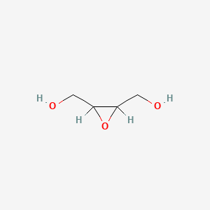 molecular formula C4H8O3 B1617167 2,3-Oxiranedimethanol CAS No. 4440-87-3