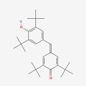 molecular formula C29H42O2 B1617168 2,6-Di-tert-butyl-4-(3,5-di-tert-butyl-4-hydroxybenzylidene)-2,5-cyclohexadien-1-one CAS No. 4359-97-1