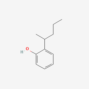 molecular formula C11H16O B1617177 2-(1-甲基丁基)苯酚 CAS No. 87-26-3