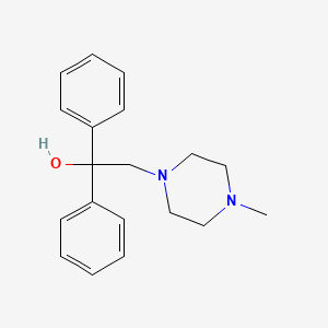 B1617182 2-(4-Methylpiperazin-1-yl)-1,1-diphenylethanol CAS No. 21579-78-2